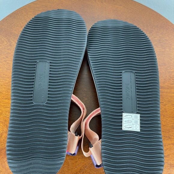 Suicoke Depa-Cab Sandals Pink/Grey - Picture 6 of 9